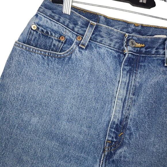 Vintage Levi's 512 Slim Fit Tapered Leg Medium Wash Jeans, Sz 14/30 Junior Long - Picture 7 of 11